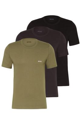 Boss T-shirt Classic 3-pack antraciet-zwart-groen