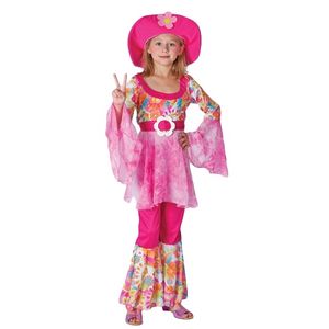 Roze hippie outfit voor meisjes