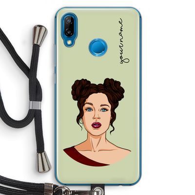 Pop-Art Creator: Huawei P20 Lite Transparant Hoesje met koord