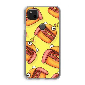 Hamburger: Google Pixel 4a Transparant Hoesje