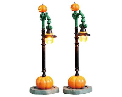 Witch pumpkin patch set of 2 b/o 4.5v - Lemax