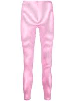 Comme des Garçons Homme Plus legging à rayures - Rose
