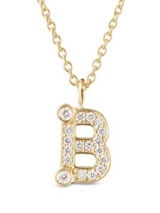 Sophie Bille Brahe collier en or 18ct à pendentif Petite B