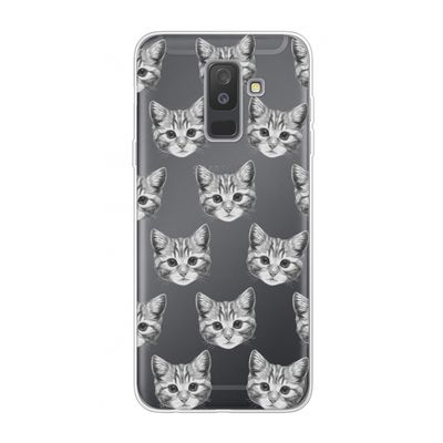 Kitten: Samsung Galaxy A6 Plus (2018) Transparant Hoesje