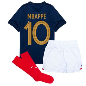 Frankrijk Tenue Thuis 2022-2023 + Mbappé 10 (Fan Style)