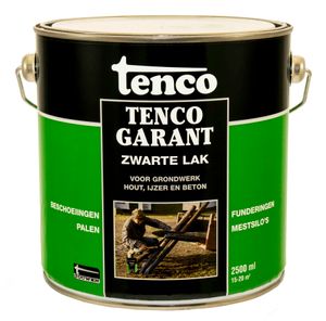 Zwart 2,5l garant verf/beits - tenco