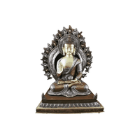 Boeddha Sakyamoeni Aura Tweekleurig - 29 cm