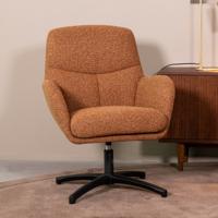 LABEL51 Draaifauteuil 'Chill Zone' Bouclé, kleur Coral