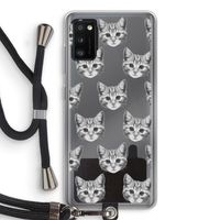 Kitten: Samsung Galaxy A41 Transparant Hoesje met koord Kitten: Samsung Galaxy A41 Transparant Hoesje met koord
