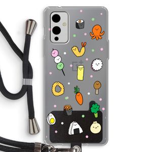Happy bento friends: OnePlus 9 Transparant Hoesje met koord