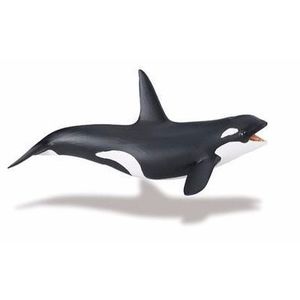Plastic dieren orka/zwaardwalvis 17 cm