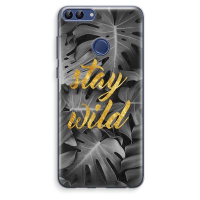 Stay wild: Huawei P Smart (2018) Transparant Hoesje