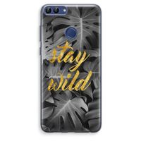 Stay wild: Huawei P Smart (2018) Transparant Hoesje