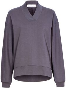 Proenza Schouler White Label sweat Olivia en coton à col v - Gris