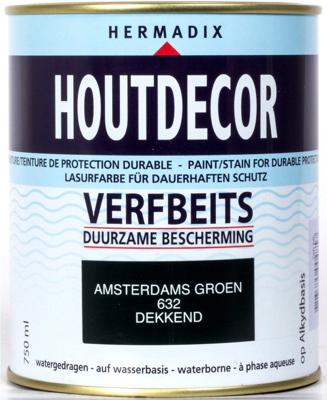 Houtdecor 632 amsterdam groen 750 ml - Hermadix