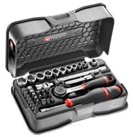 Facom doppendoos 1/4" 6- kant vastdraaien en schr.