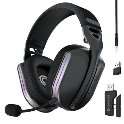Oniverse Polaris Draadloze Gaming Koptelefoon Zwart