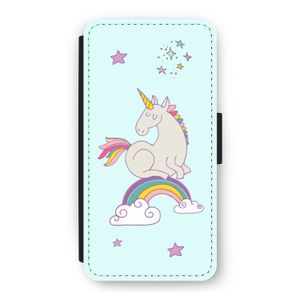 Regenboog eenhoorn: iPhone 12 Pro Flip Hoesje