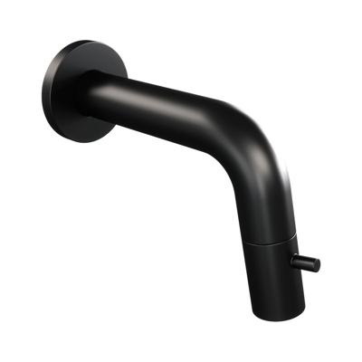 Brauer Black Edition Inbouw Fonteinkraan Mat Zwart - Inkortbaar