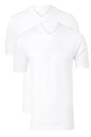 Schiesser American V-hals t-shirts 2-pack wit Schiesser American V-hals t-shirts 2-pack wit