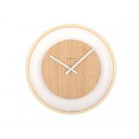 NeXtime klok 3046 wood loop, ø30 cm, wall, wood