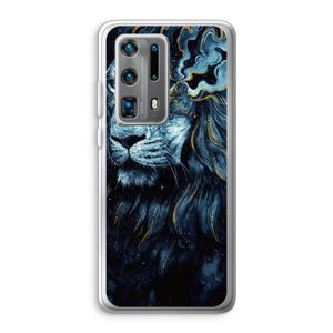 Darkness Lion: Huawei P40 Pro Plus Transparant Hoesje
