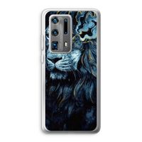 Darkness Lion: Huawei P40 Pro Plus Transparant Hoesje