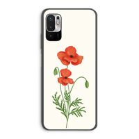 Red poppy: Xiaomi Redmi Note 10 5G Transparant Hoesje