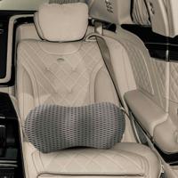 VidaXL Rugkussen met kussen grijs 47,5 x 23 x 12 cm 4d mesh