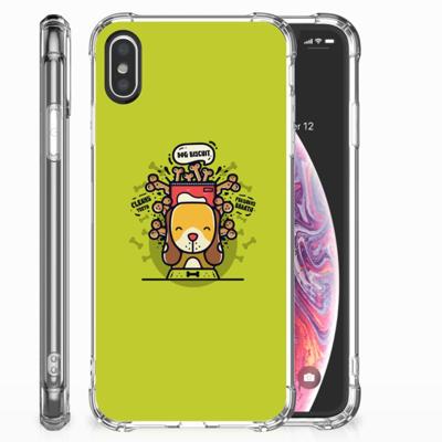 Apple iPhone X | Xs Stevig | Bumper Hoesje | Doggy Biscuit Apple iPhone X | Xs Stevig | Bumper Hoesje | Doggy Biscuit