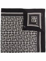 Balmain foulard à motif monogrammé - Noir