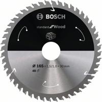 Bosch Accessories Bosch Power Tools 2608837689 Hardmetaal-cirkelzaagblad 165 x 30 mm Aantal tanden: 48 1 stuk(s)