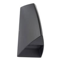 Ego LED Buitenlamp - Mat Zwart Aluminium Wandverlichting - 3.5W 4100K Ovaal