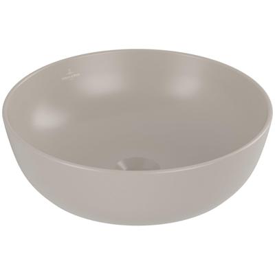 Villeroy & Boch Artis opzetwastafel - 43cm - rond z/krgt almond C+ 417943am