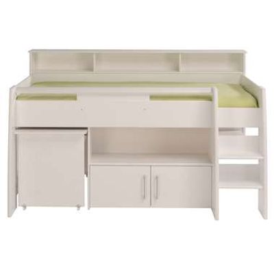 Halfhoogslaper Kaj - wit - 90x200 cm