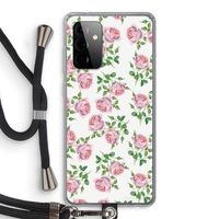 Kleine roosjes: Samsung Galaxy A72 5G Transparant Hoesje met koord