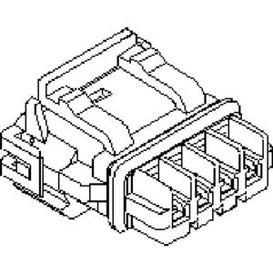 Molex 521170340 Female behuizing (kabel) Totaal aantal polen: 3 Rastermaat: 2.5 mm Inhoud: 1 stuk(s) Tray