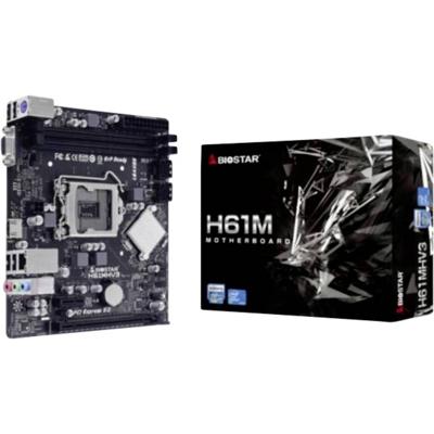 BioStar H61MHV3 Moederbord Socket Intel LGA 1155 Vormfactor Micro-ATX Moederbord chipset Intel® H61