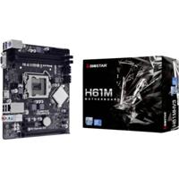 BioStar H61MHV3 Moederbord Socket Intel LGA 1155 Vormfactor Micro-ATX Moederbord chipset Intel® H61