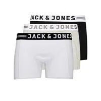 Jack & Jones 5712833644195 onderbroek Strak boxershort Zwart, Grijs, Wit - thumbnail