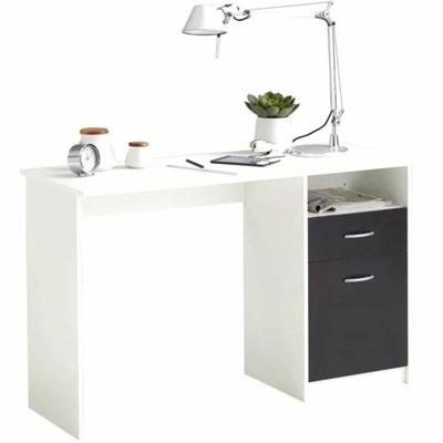 Bureau FMD JACKSON Wit Zwart 123 x 76,5 x 50 cm Hout