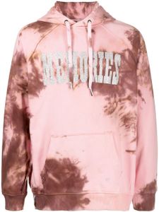 Stain Shade x Hiroshi Fujiwara hoodie à imprimé tie-dye - Rose