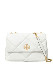 Tory Burch sac porté épaule Kira à matelassage losanges - Blanc