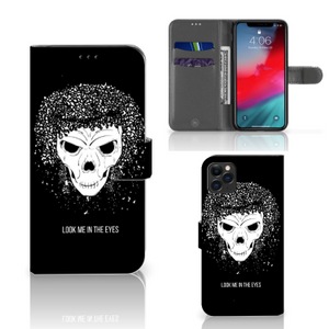 Telefoonhoesje met Naam Apple iPhone 11 Pro Max Skull Hair