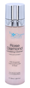 The Organic Pharmacy Rose Diamond Exfoliating Cleanser 50ml Make-up verwijderaar en reiniger