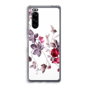 Mooie bloemen: Sony Xperia 5 Transparant Hoesje
