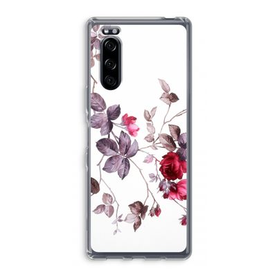 Mooie bloemen: Sony Xperia 5 Transparant Hoesje