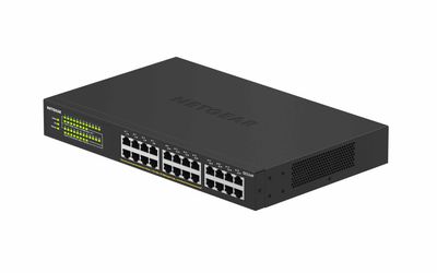 Netgear GS324P Unmanaged Gigabit Ethernet (10/100/1000) Zwart 1U Power over Ethernet (PoE) Netgear GS324P Unmanaged Gigabit Ethernet (10/100/1000) Zwart 1U Power over Ethernet (PoE)