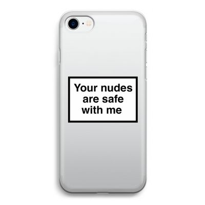 Safe with me: iPhone SE 2020 Transparant Hoesje