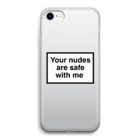 Safe with me: iPhone SE 2020 Transparant Hoesje